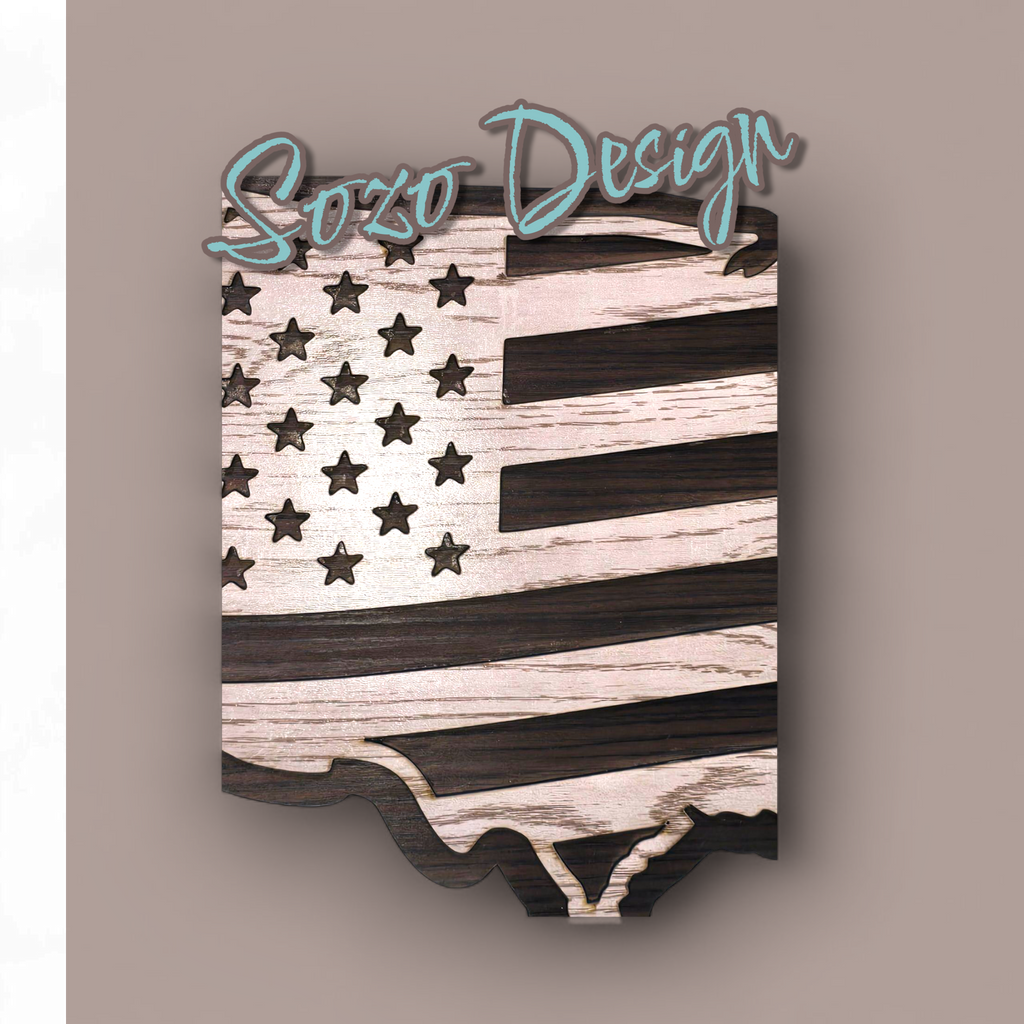 Rustic Flag