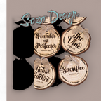 25 Names of Jesus Advent Ornaments